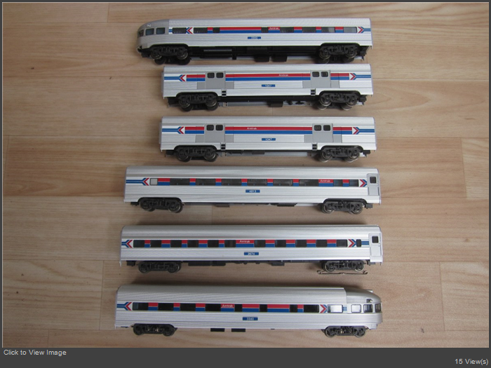 Marklin Amtrak passenger cars.JPG
